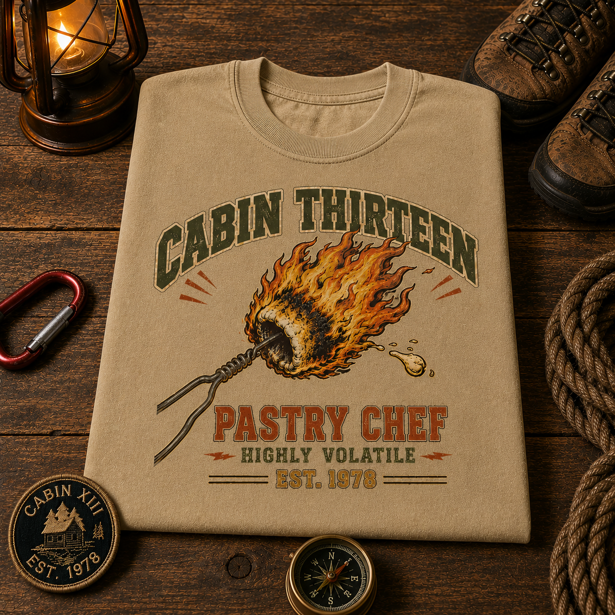 Camp Thirteen Pastry Chef Comfort Colors Tee