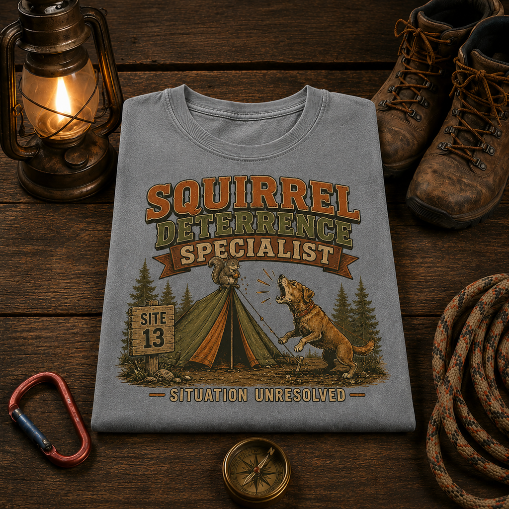 Squirrel Deterrence Specialist Comfort Colors Tee