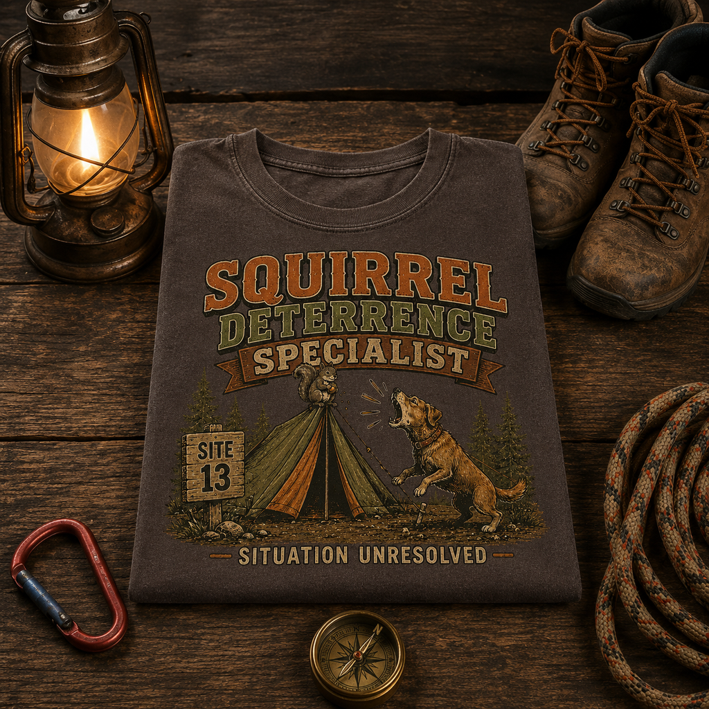 Squirrel Deterrence Specialist Comfort Colors Tee