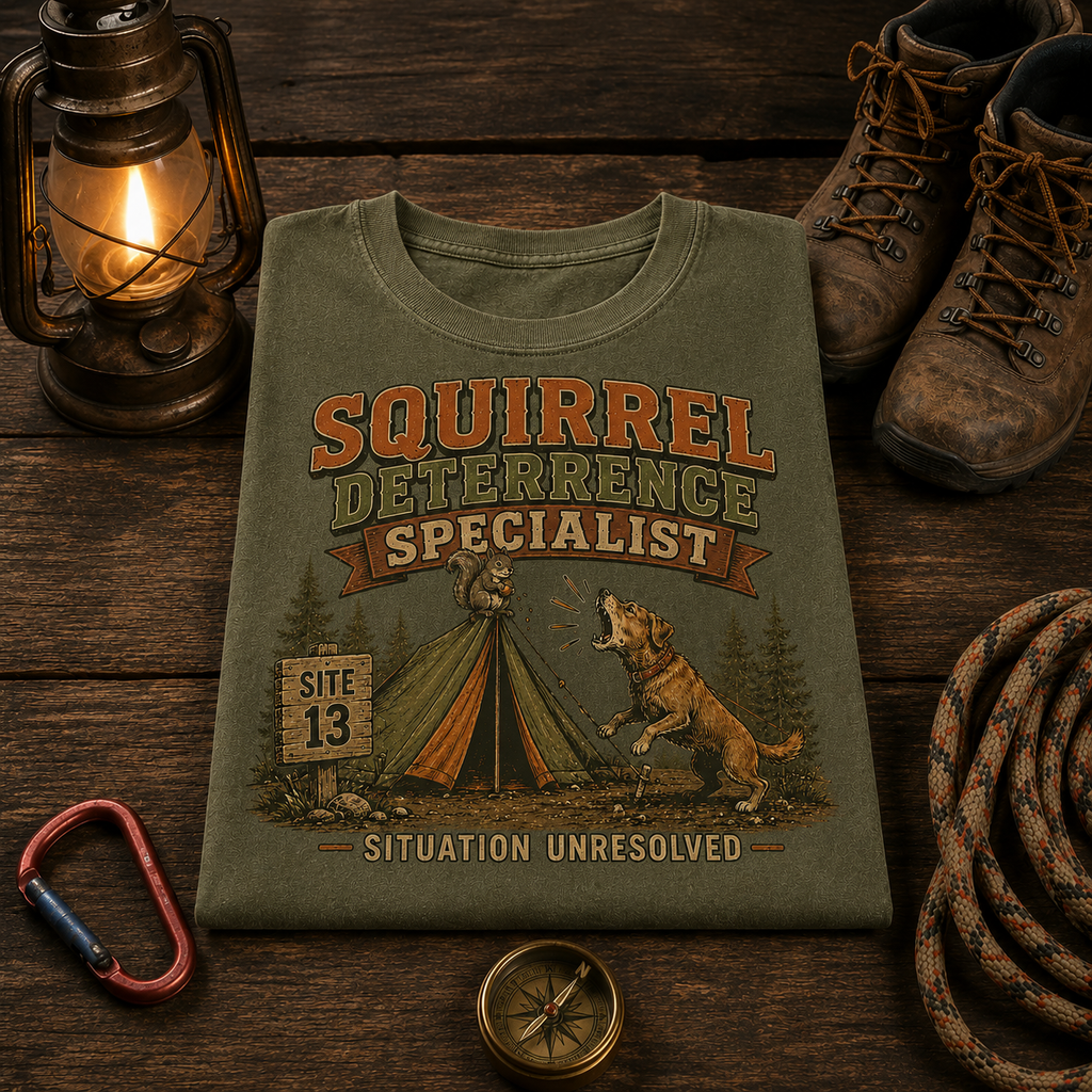 Squirrel Deterrence Specialist Comfort Colors Tee