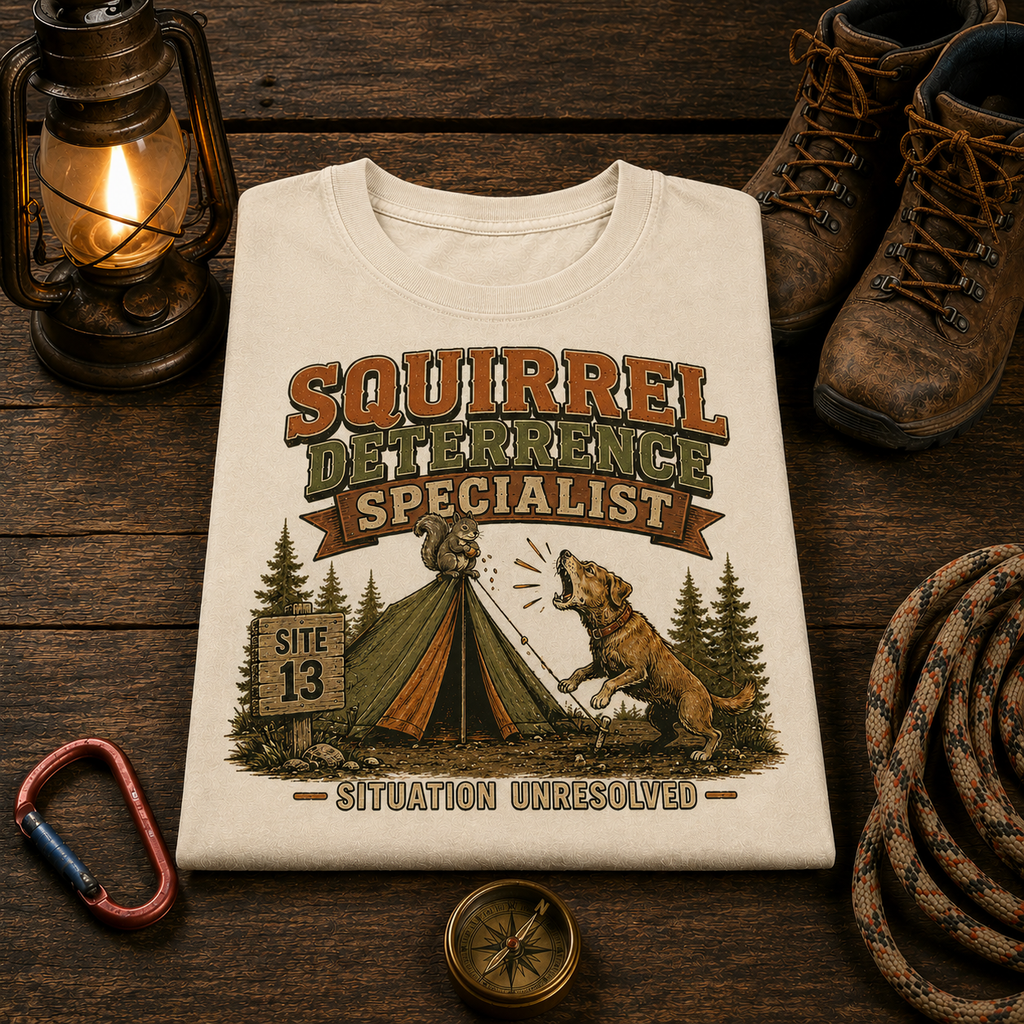 Squirrel Deterrence Specialist Comfort Colors Tee