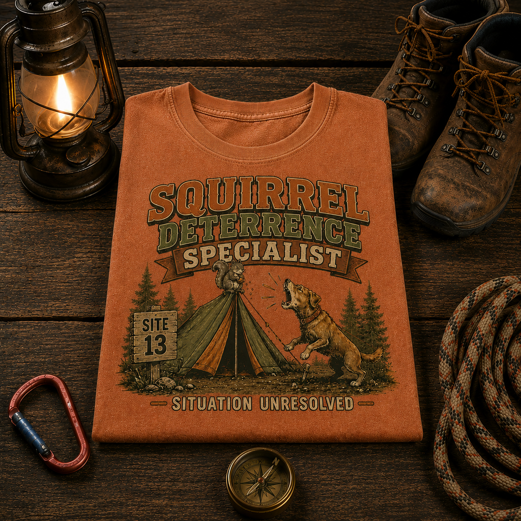 Squirrel Deterrence Specialist Comfort Colors Tee