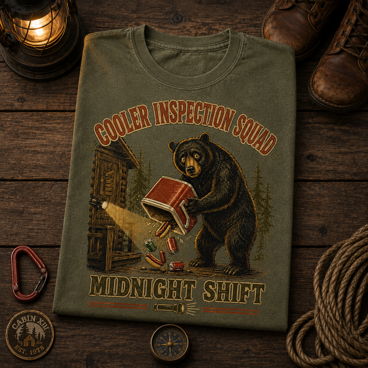 Cooler Inspection Squad Comfort Color Tee