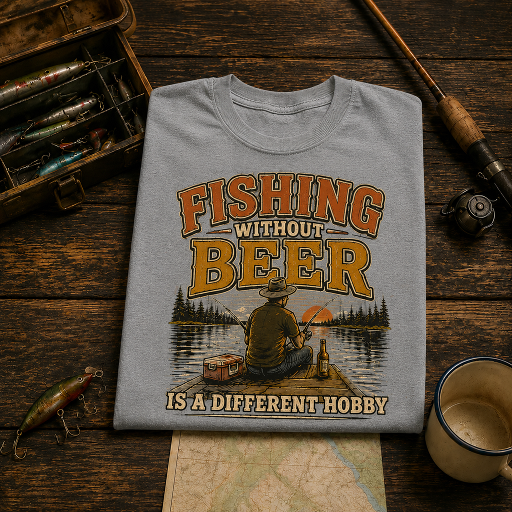 Fishing Without Beer Comfort Colors Tee