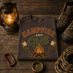 Campfire and Chill Comfort Colors Tee