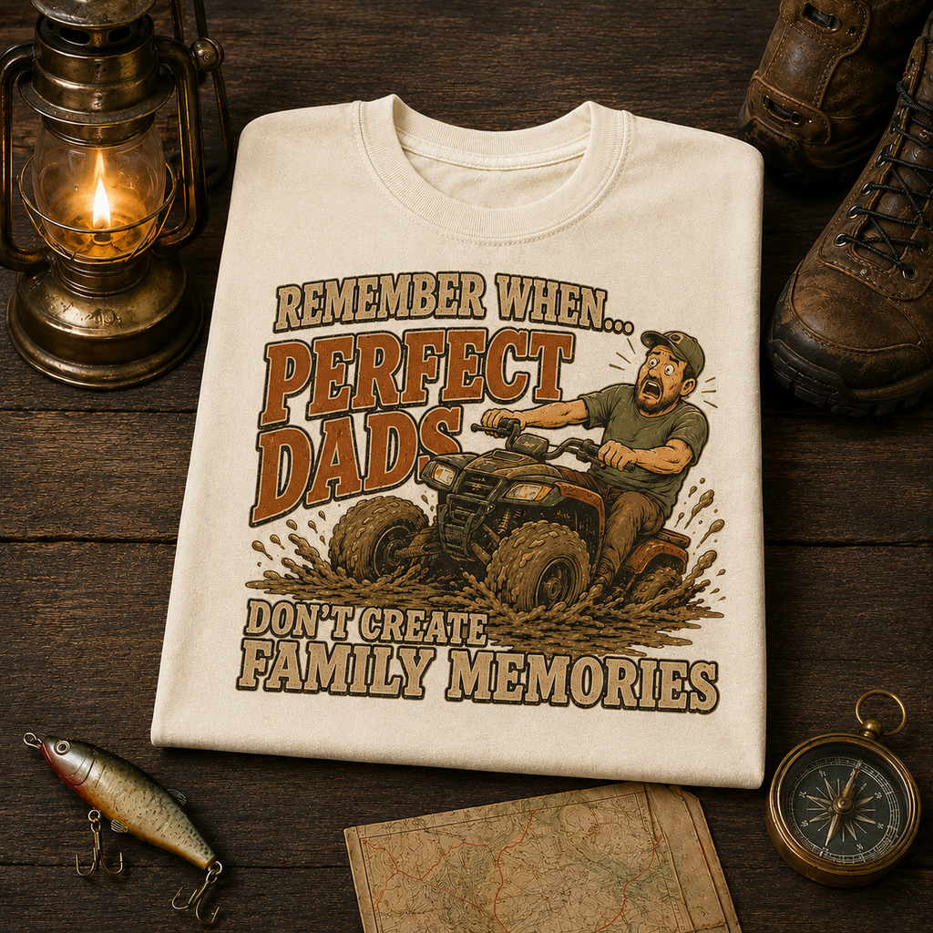 Perfect Dads Don't Make Family Memories Comfort Colors Tee