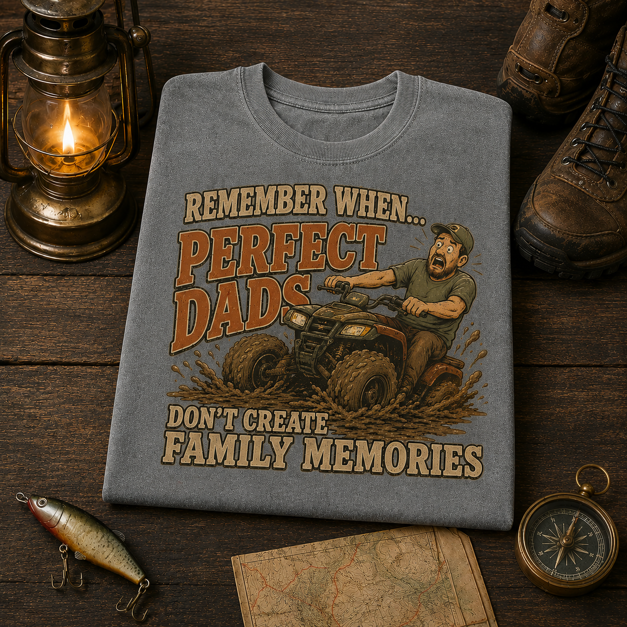 Perfect Dads Don't Make Family Memories Comfort Colors Tee