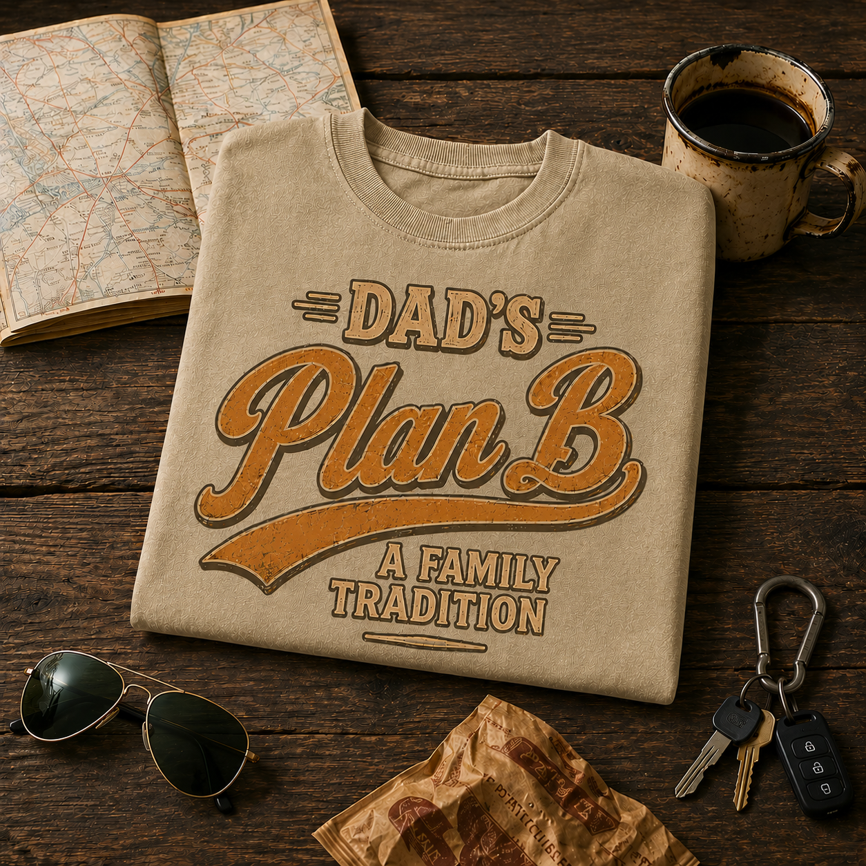 Dad's Plan B Comfort Colors Tee