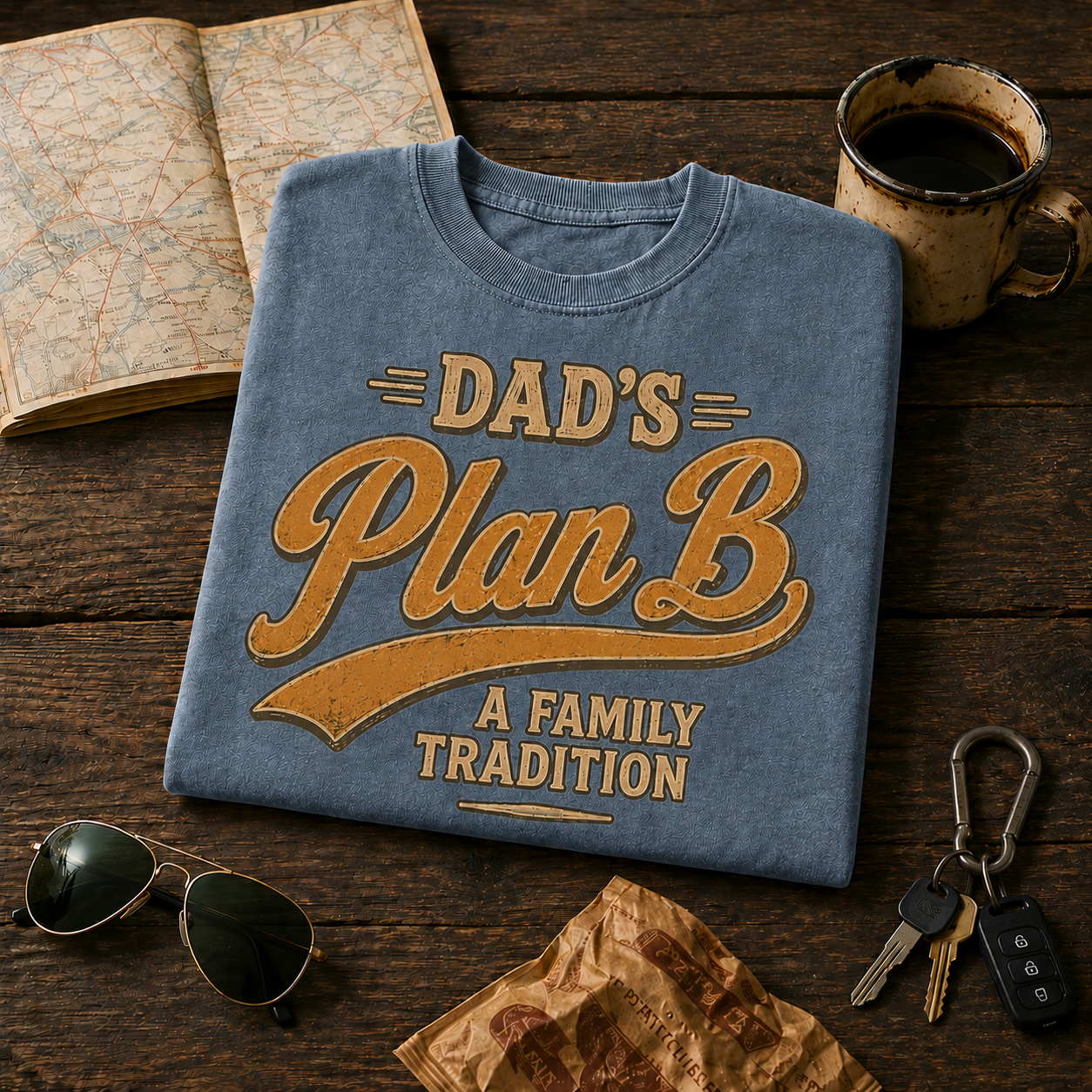 Dad's Plan B Comfort Colors Tee
