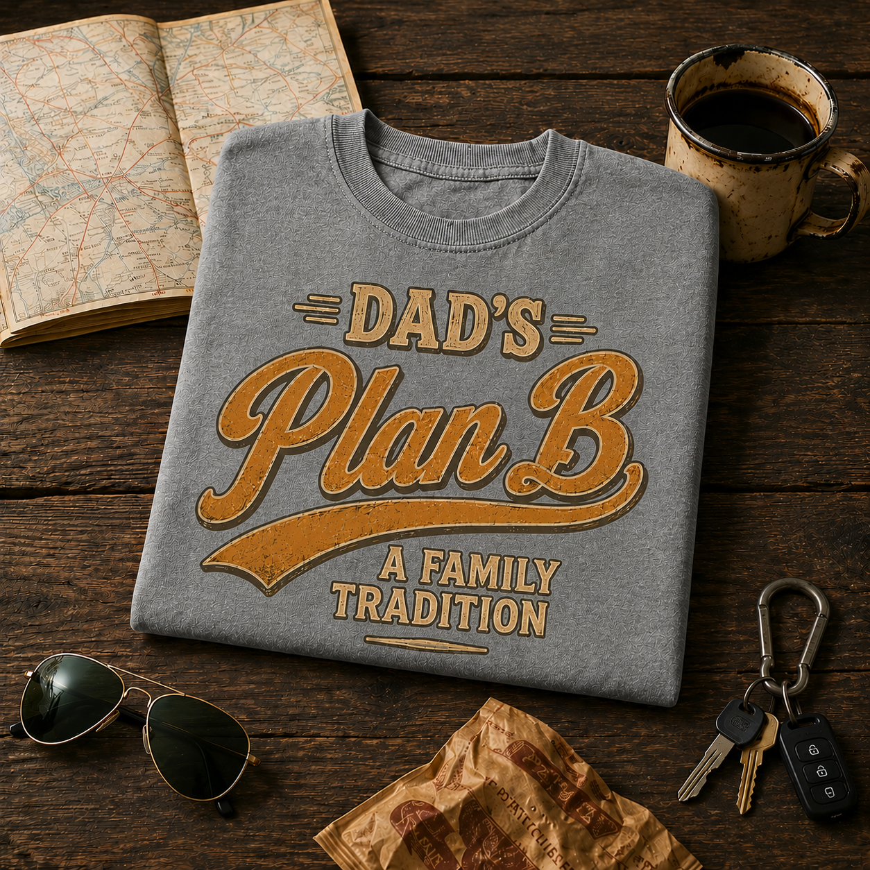 Dad's Plan B Comfort Colors Tee