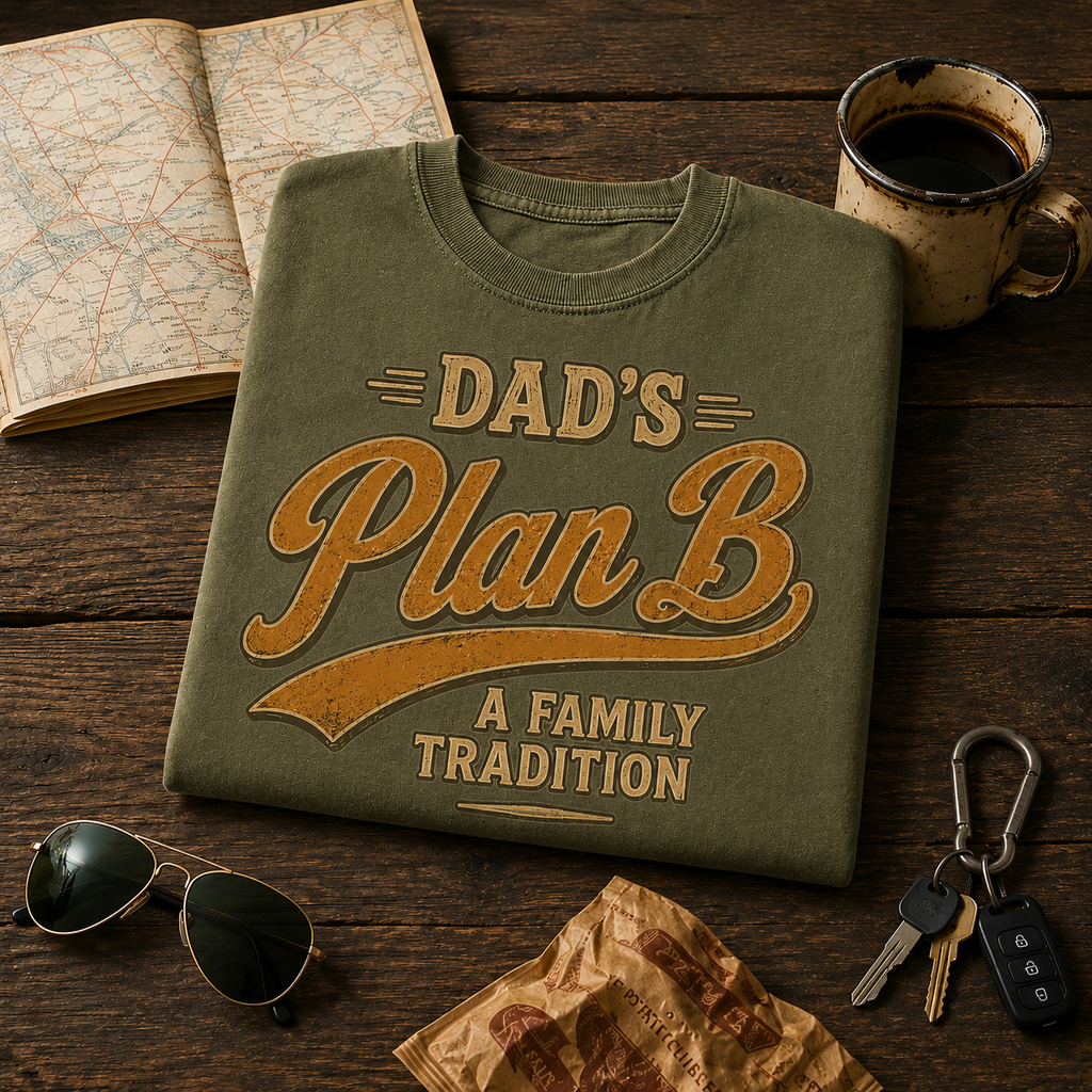 Dad's Plan B Comfort Colors Tee