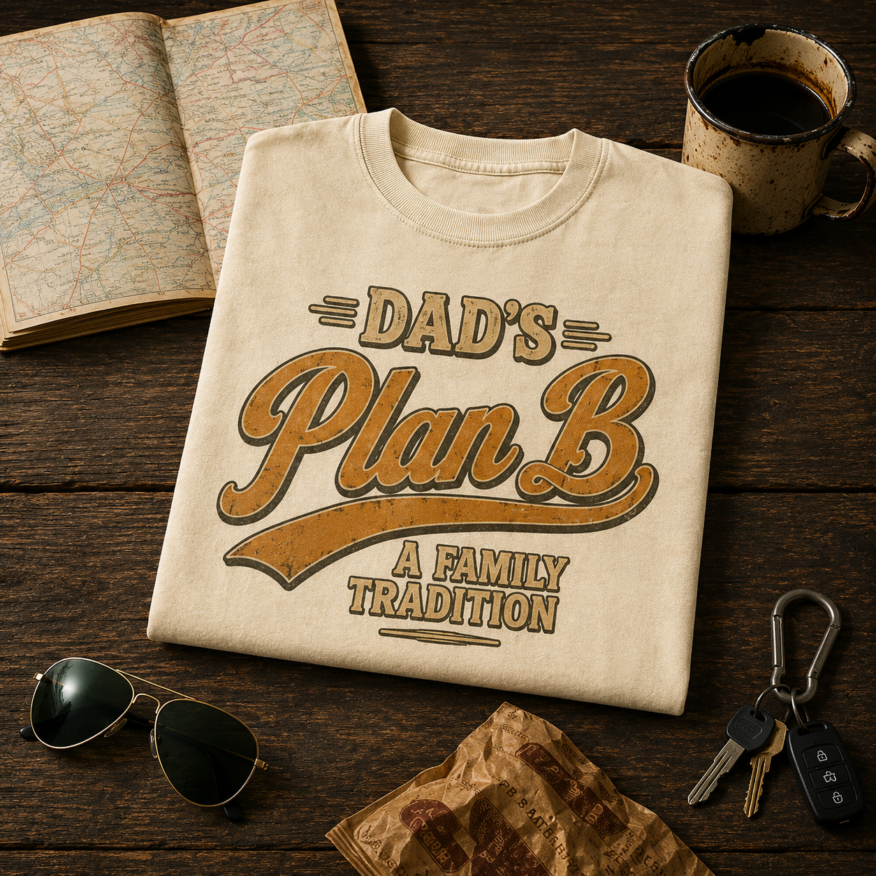 Dad's Plan B Comfort Colors Tee
