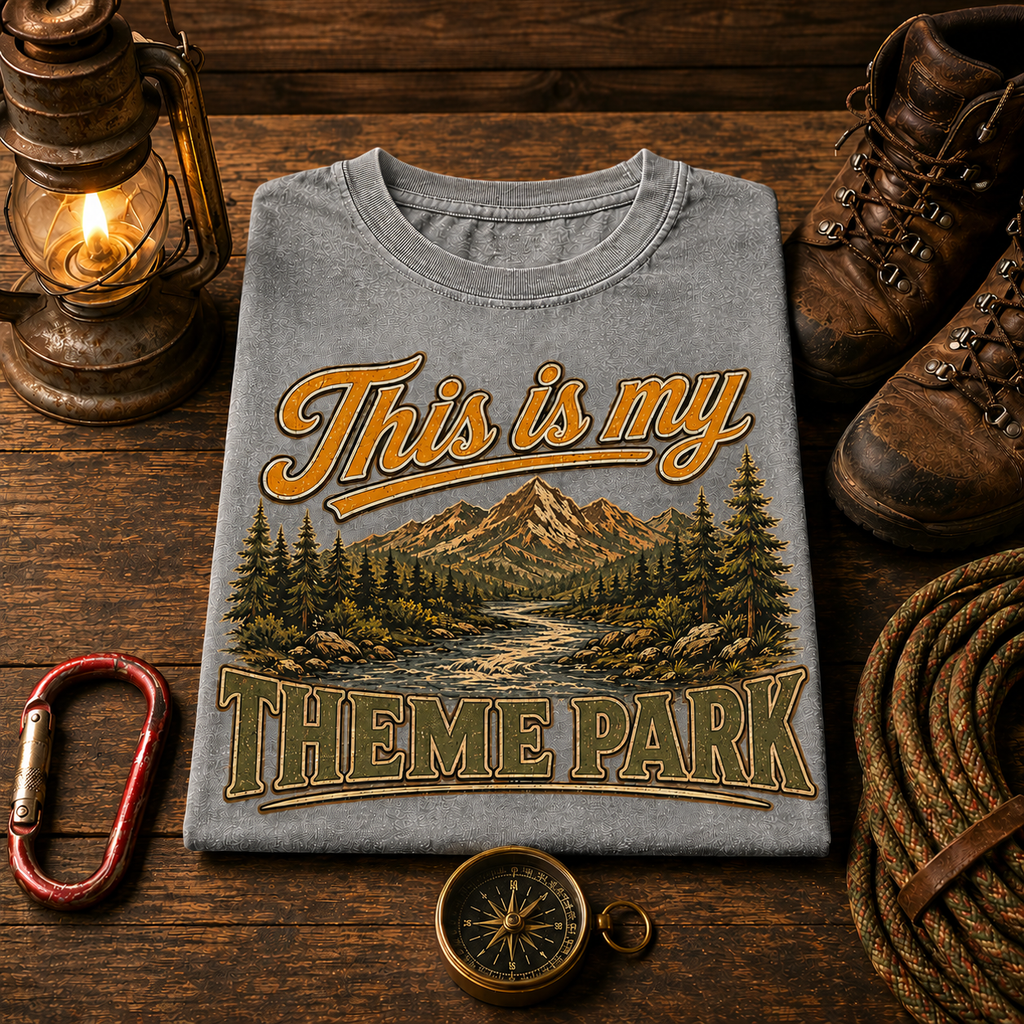This Is My Theme Park Comfort Colors Tee
