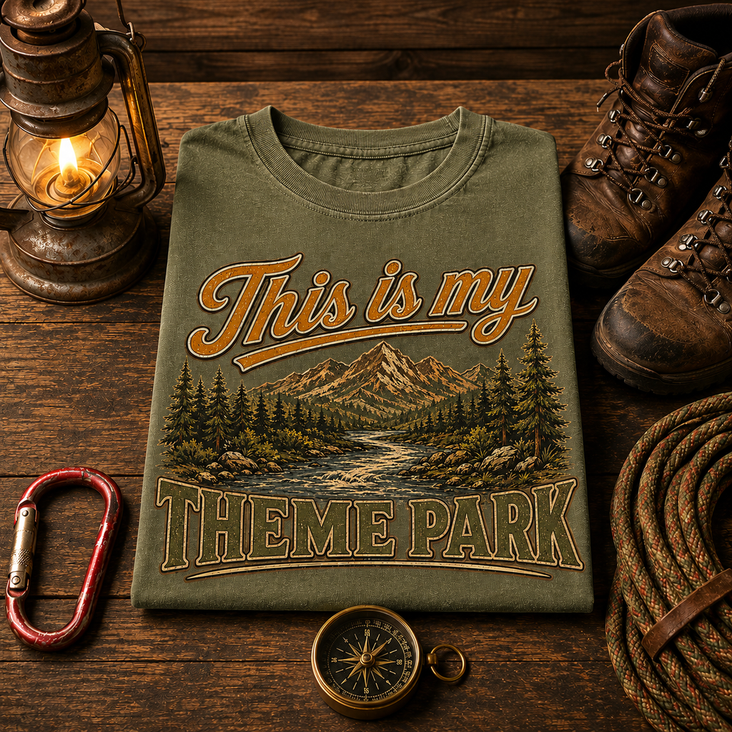 This Is My Theme Park Comfort Colors Tee