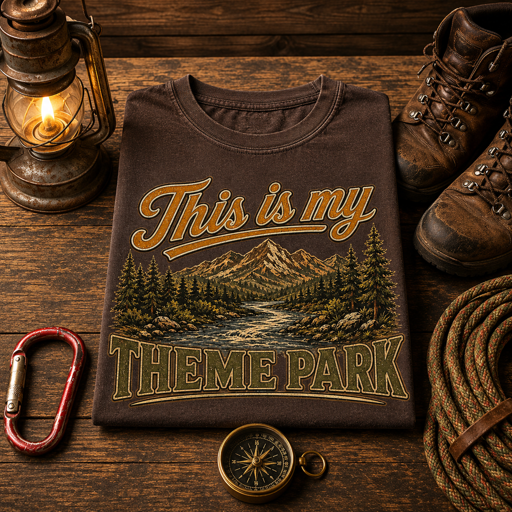 This Is My Theme Park Comfort Colors Tee