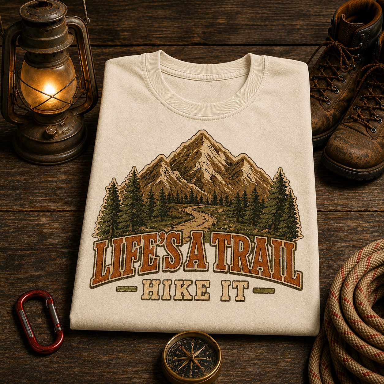 Life's a Trail, Hike It Comfort Tee