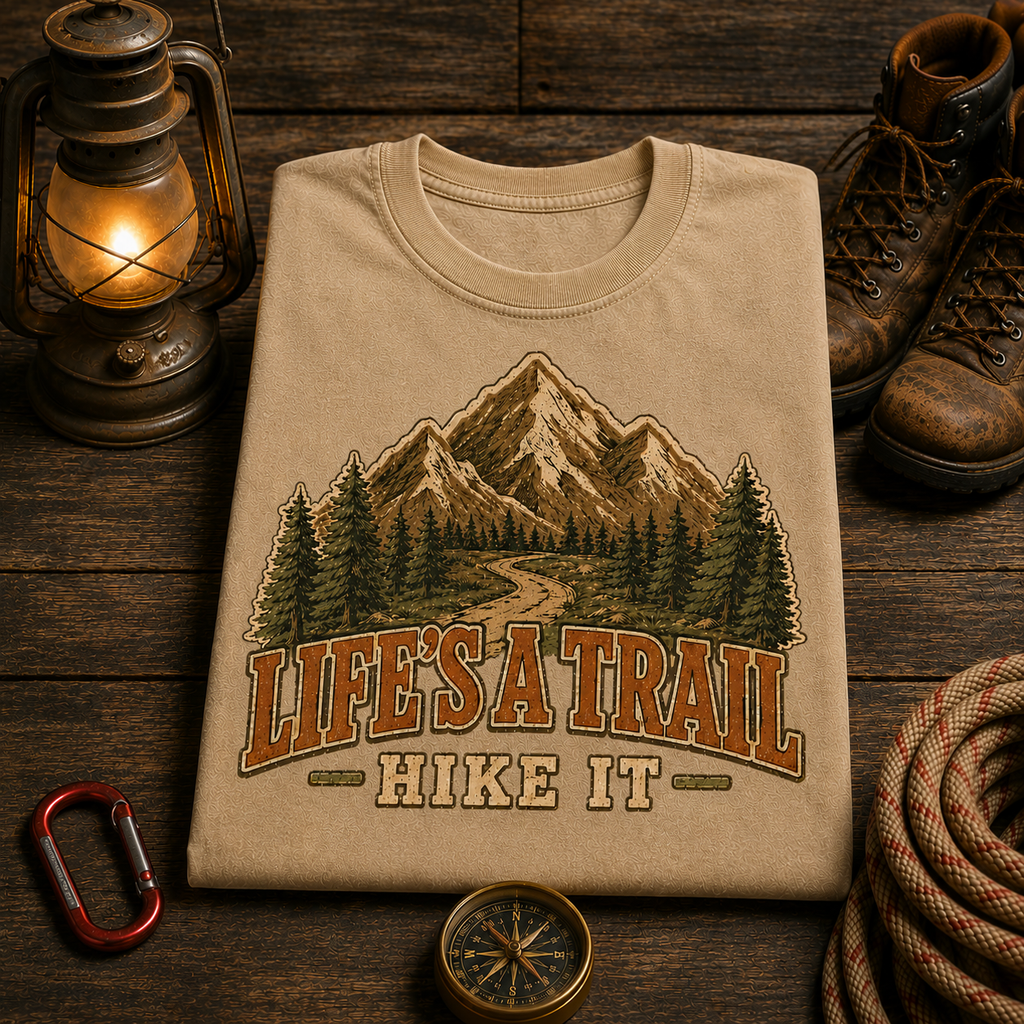 Life's a Trail, Hike It Comfort Tee