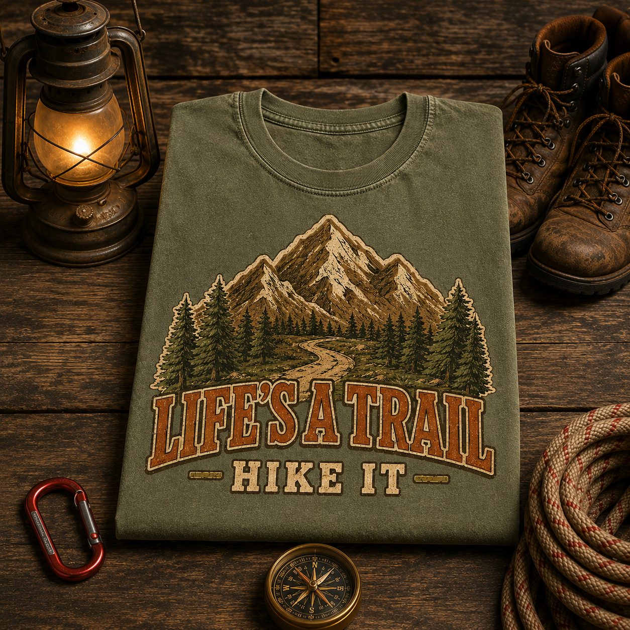 Life's a Trail, Hike It Comfort Tee