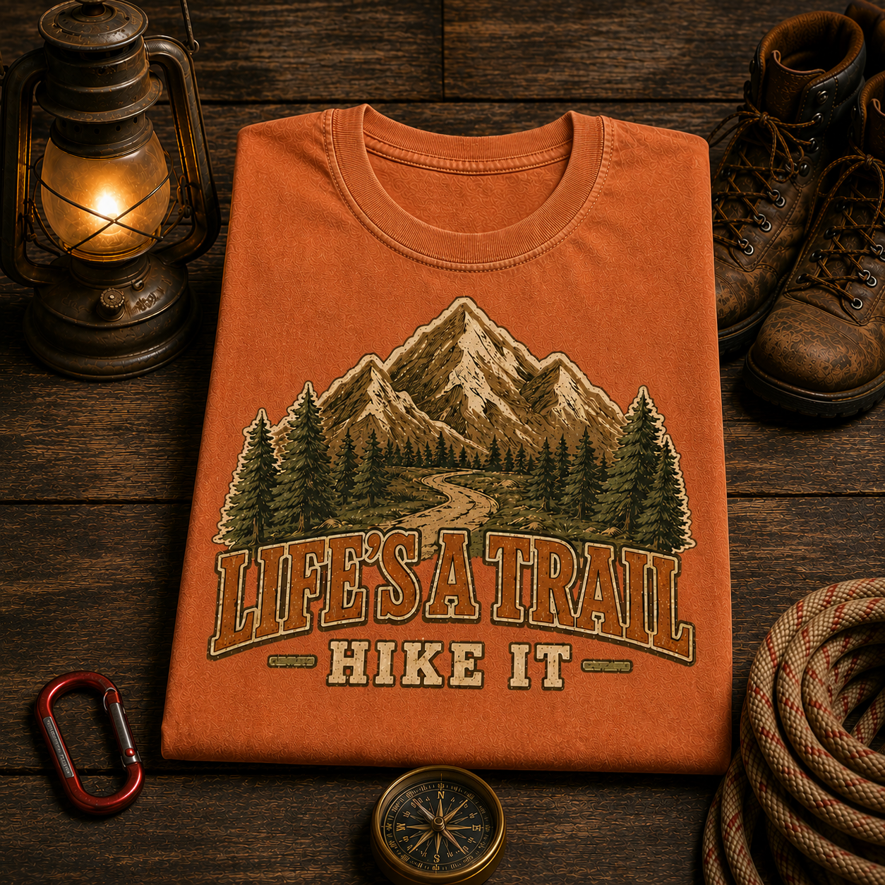 Life's a Trail, Hike It Comfort Tee