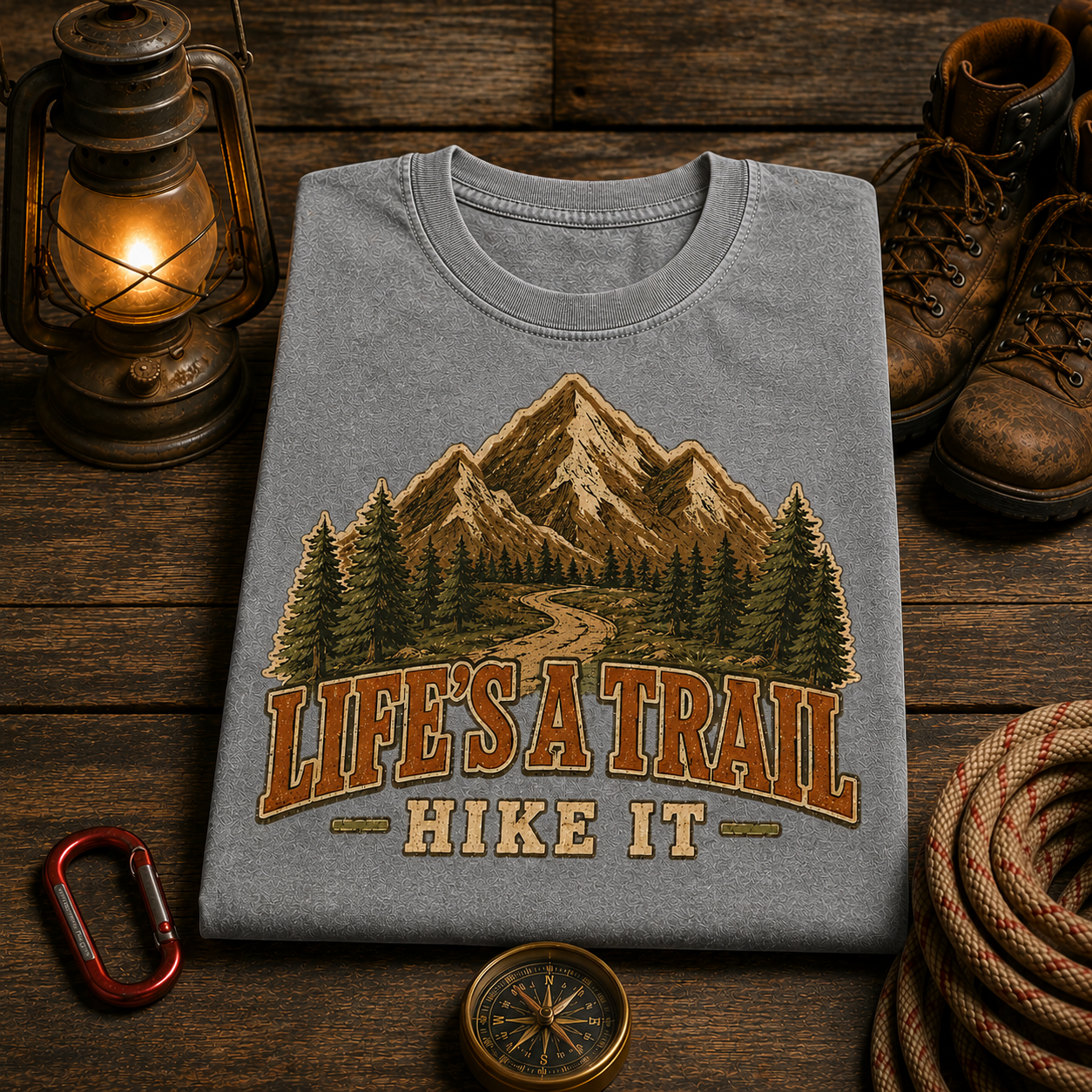 Life's a Trail, Hike It Comfort Tee