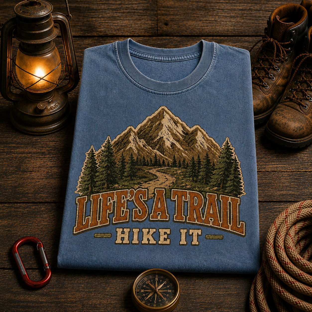 Life's a Trail, Hike It Comfort Tee