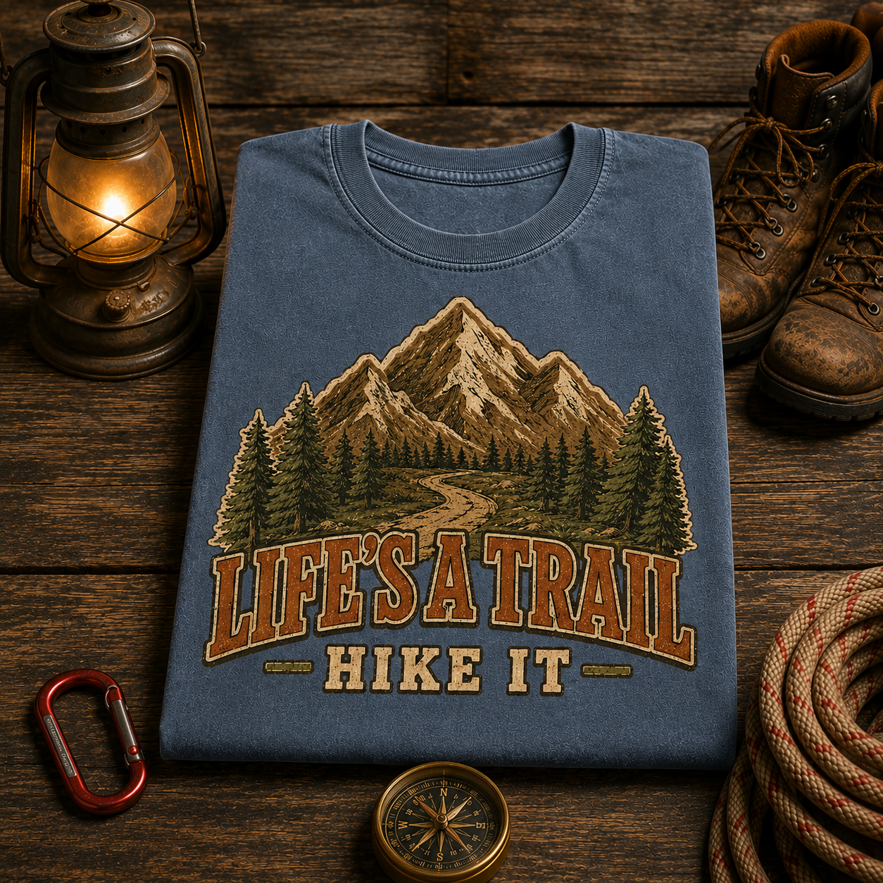Life's a Trail, Hike It Comfort Tee