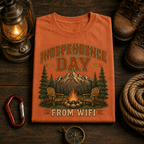 Independence Day - From Wifi Comfort Colors Tee