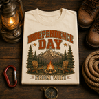 Independence Day - From Wifi Comfort Colors Tee