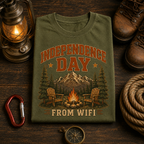 Independence Day - From Wifi Comfort Colors Tee