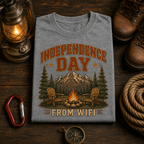 Independence Day - From Wifi Comfort Colors Tee