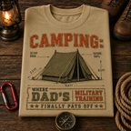 Dad's Military Training Comfort Color Tee