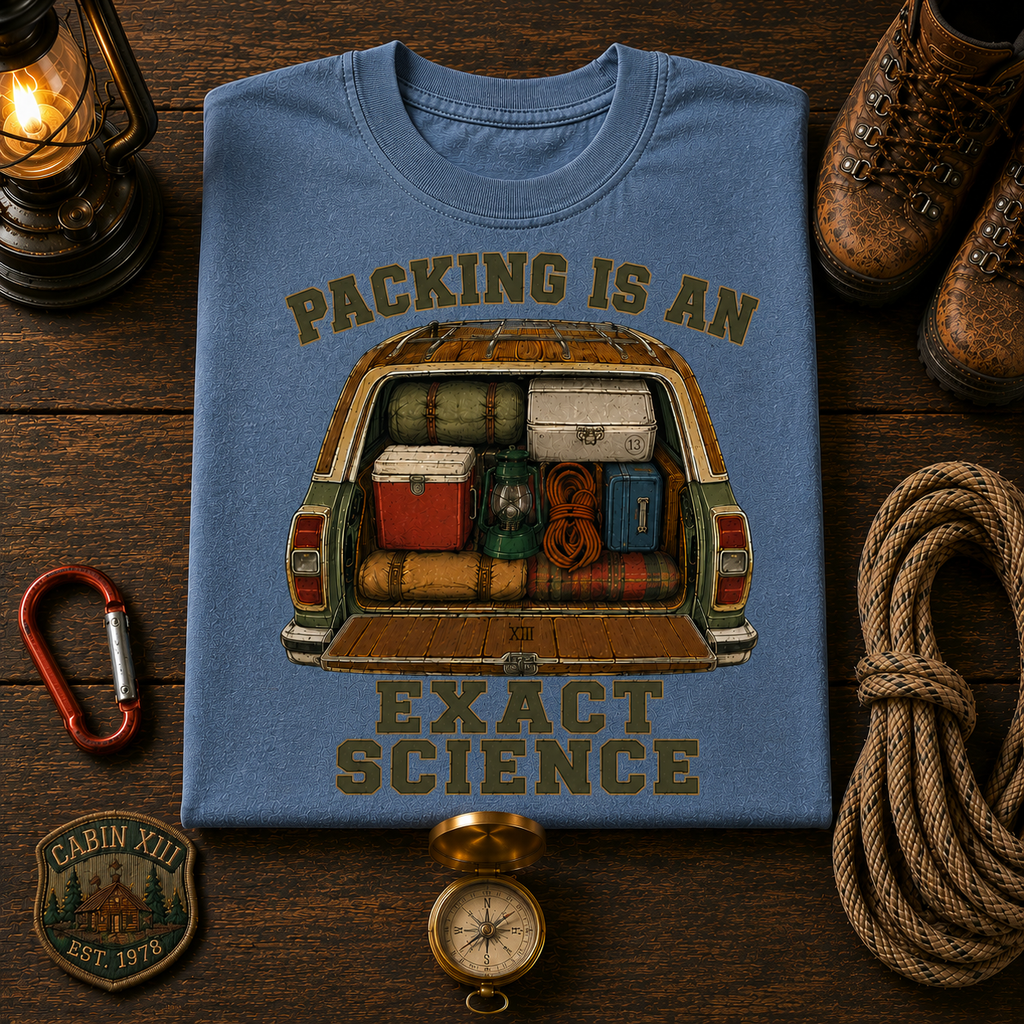 Camping Is An Exact Science Comfort Colors Tee