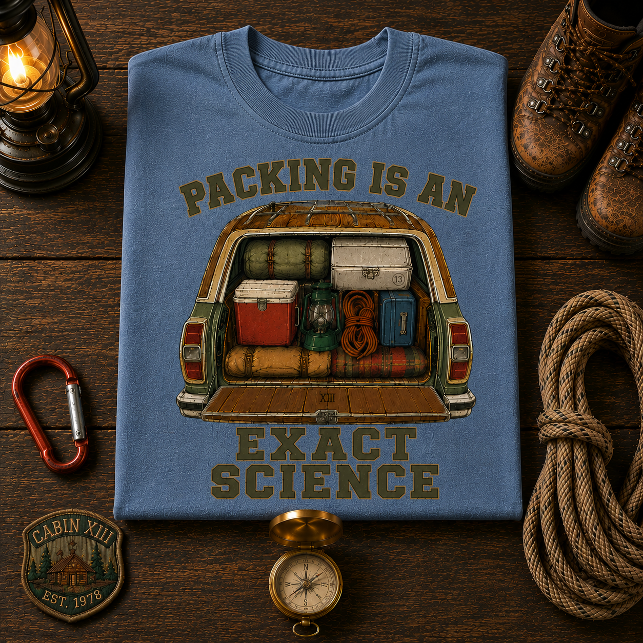 Camping Is An Exact Science Comfort Colors Tee
