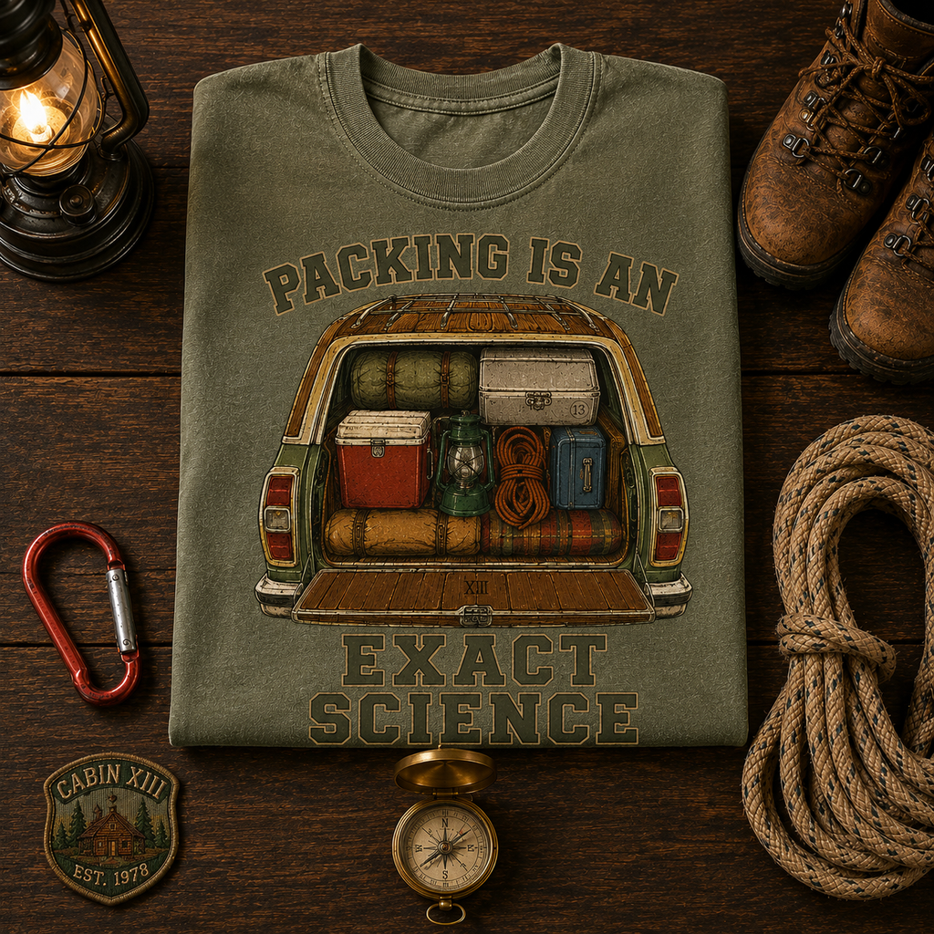 Camping Is An Exact Science Comfort Colors Tee