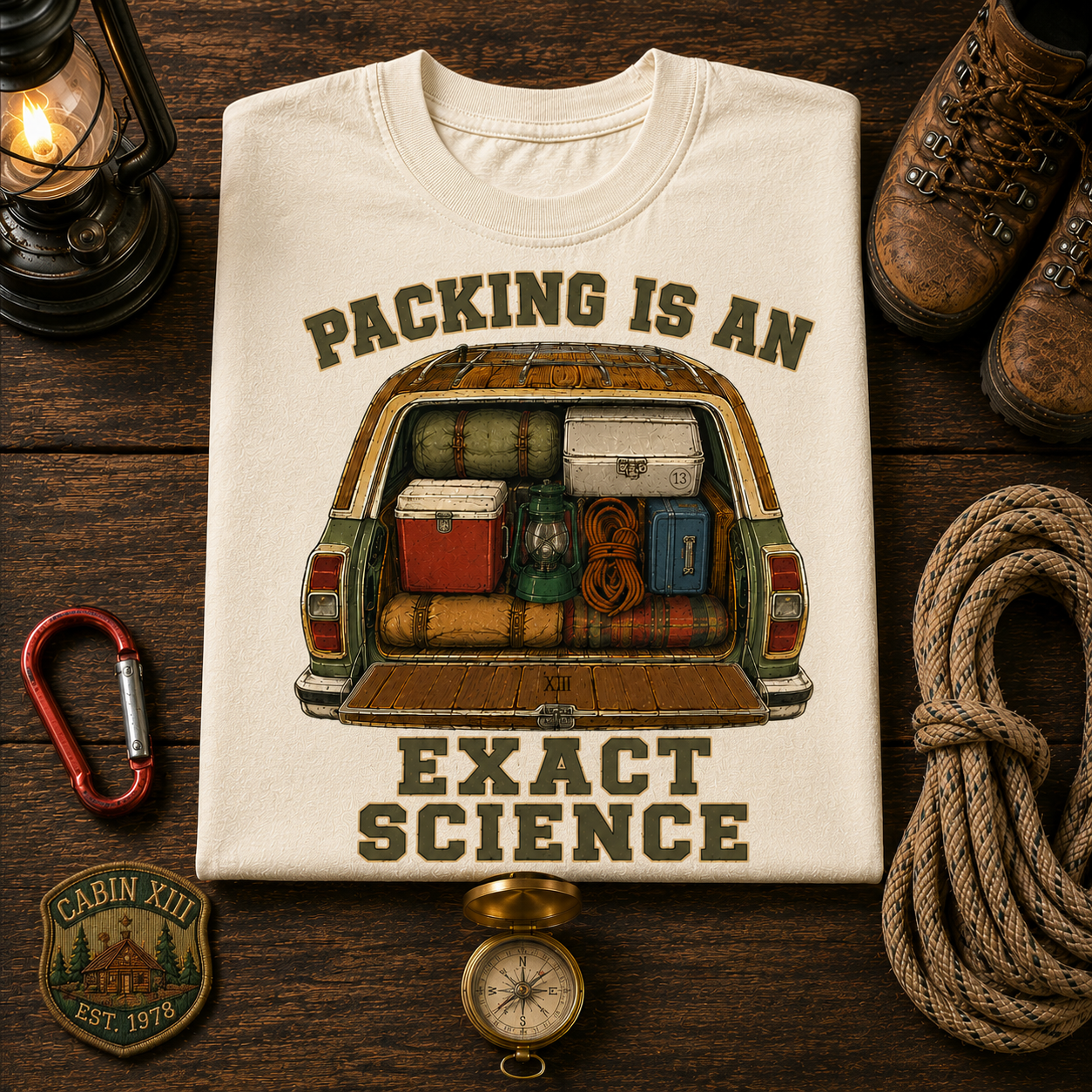 Camping Is An Exact Science Comfort Colors Tee