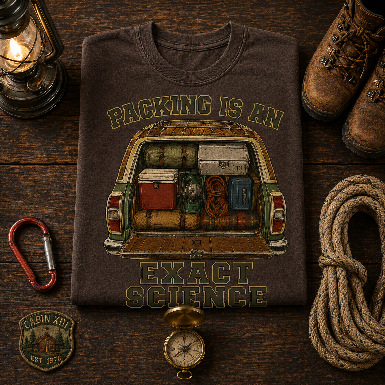 Camping Is An Exact Science Comfort Colors Tee
