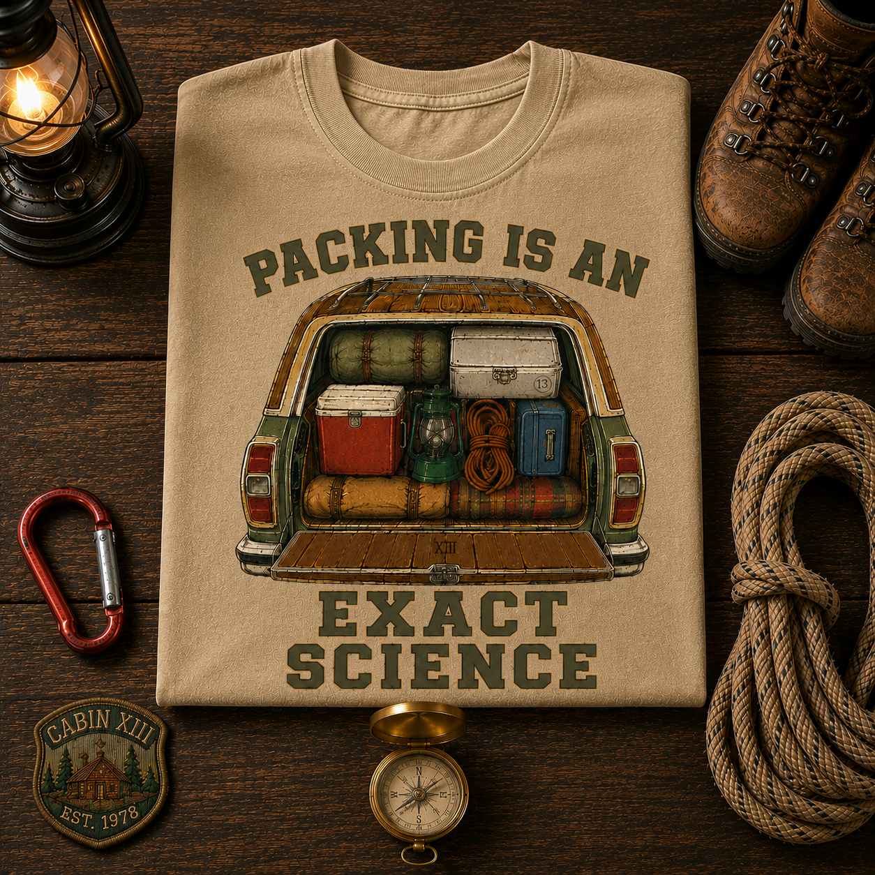 Camping Is An Exact Science Comfort Colors Tee
