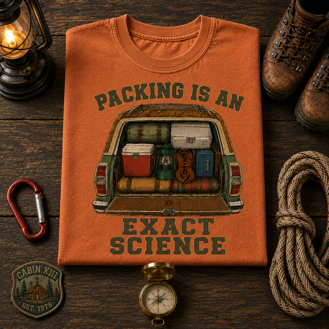Camping Is An Exact Science Comfort Colors Tee