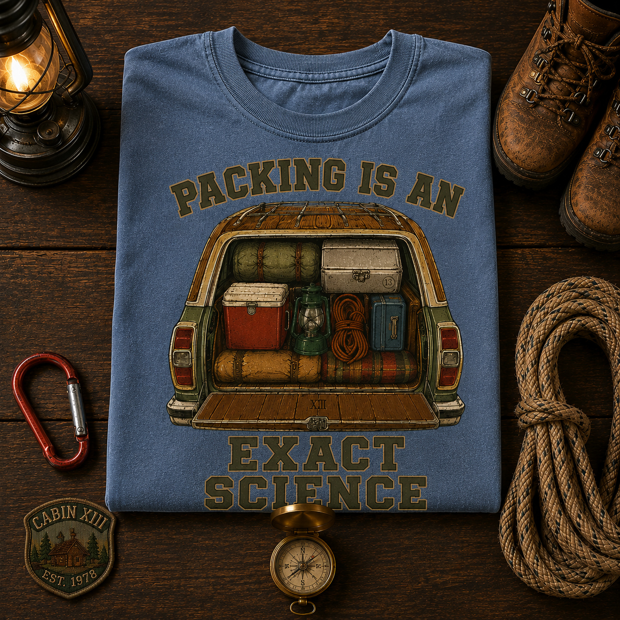 Camping Is An Exact Science Comfort Colors Tee