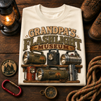 Grandpa's Flashlight Museum Comfort Colors Tee