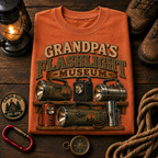 Grandpa's Flashlight Museum Comfort Colors Tee