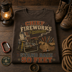 Chief Fireworks Coordinator Comfort Colors Tee