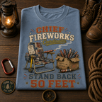 Chief Fireworks Coordinator Comfort Colors Tee