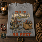 Chief Fireworks Coordinator Comfort Colors Tee