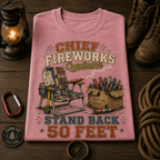 Chief Fireworks Coordinator Comfort Colors Tee