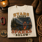 Stars Above Sparks Below Comfort Colors Tee