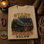 Stars Above Sparks Below Comfort Colors Tee