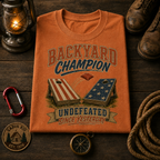 Backyard Champion Cornhole Comfort Colors Tee