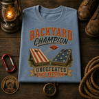 Backyard Champion Cornhole Comfort Colors Tee