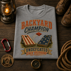 Backyard Champion Cornhole Comfort Colors Tee